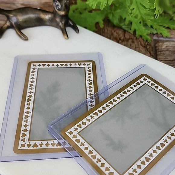 Tiffany & Co. Elegant Black Spade Playing Cards Set Of 2 9♠️ And 10♠️ - Picture 2 of 4